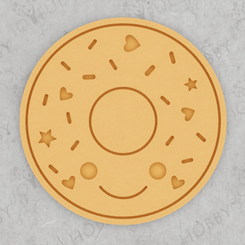[3D쿠키커터 음식] 도너츠 빵 모양 (FDSC010) /도넛 캐릭터 쿠키커터/쿠키틀/쿠키스탬프/스텐실/아이싱/맞춤주문제작
