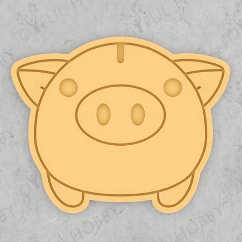 동물 쿠키커터 - 돼지 저금통 CRA049 / 모양틀 / 쿠키틀 / 스텐실 / 주문제작