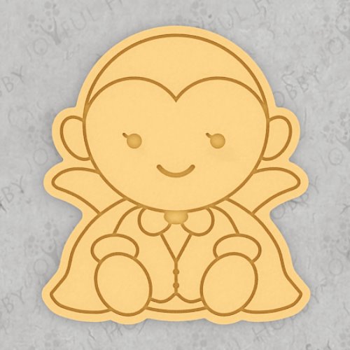 할로윈 쿠키커터 - 귀여운 아기 드라큘라 HFA033 / 쿠키틀 / 모양틀 / 스탬프 / 맞춤주문제작 3D쿠키커터