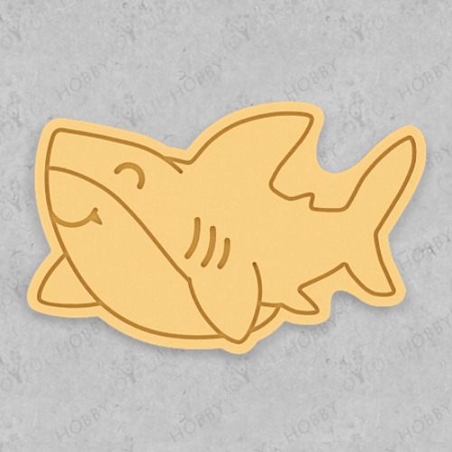 귀여운 상어 쿠키커터 CRAF004 / 바다 물속 동물 / 모양틀 / 쿠키틀 / 아이싱 / 쿠키커터 제작