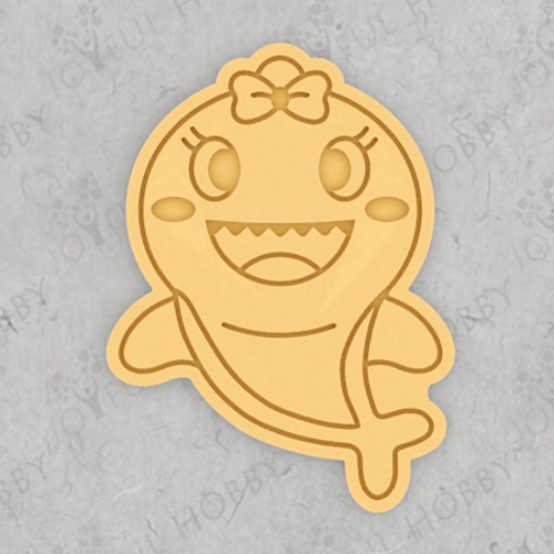 귀여운 상어 쿠키커터 CRAF003 / 바다 물속 동물 / 모양틀 / 쿠키틀 / 아이싱 / 쿠키커터 제작