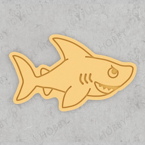 귀여운 상어 쿠키커터 CRAF007 / 바다 물속 동물 / 모양틀 / 쿠키틀 / 아이싱 / 쿠키커터 제작