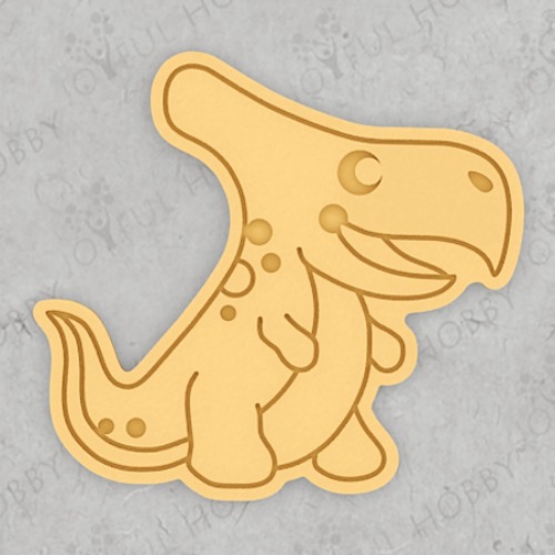 공룡쿠키커터 - 아기 공룡 파라사우롤로푸스 CRA136 시리즈 B-06 / 다이너소어 / 쿠키틀 / 모양틀 / 아이싱 / 맞춤주문제작