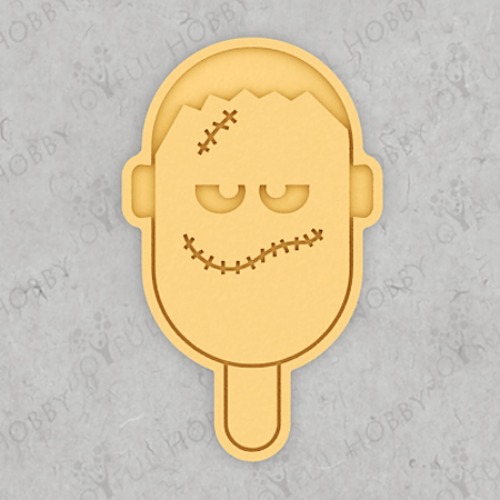 할로윈 쿠키커터 - 프랑켄 슈타인 아이스크림 HFC026 / 쿠키틀 / 모양틀 / 스탬프 / 쿠키커터 제작 / 3D쿠키커터