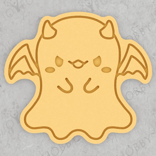 할로윈 쿠키커터 - 귀여운 악마 유령 HFA036 / 고스트 쿠키틀 모양틀 / 아이싱 / 쿠키커터 제작 /3D쿠키커터