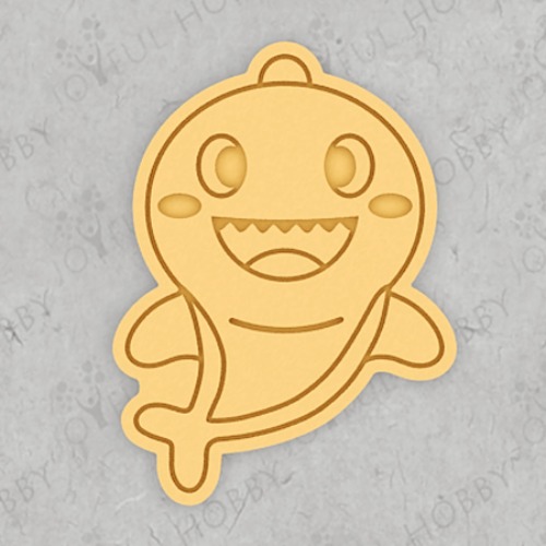 귀여운 상어 쿠키커터 CRAF002 / 바다 물속 동물 / 모양틀 / 쿠키틀 / 아이싱 / 맞춤제작 쿠키커터
