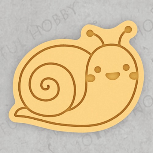 동물 쿠키커터 - 달팽이 CRA153 / 모양틀 / 쿠키틀 / 아이싱 / 맞춤 제작 쿠키커터