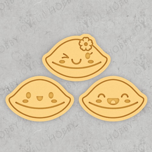 추석 쿠키커터 - 귀여운 송편 표정 쿠키커터 3종 선택 TGD025 026 027 / 쿠키틀 모양틀 / 아이싱 / 주문제작 3D쿠키커터