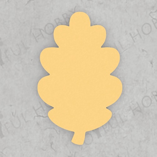 프레임 쿠키커터 - 참나무잎 모양 커터 틀 SHA084 / 가을 낙엽 / 도토리 나뭇잎 쿠키틀 / 모양틀 / 아이싱 / 주문제작