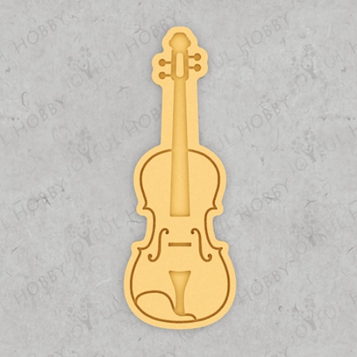 쿠키커터 음악 - 바이올린 MUS034 / 악기 / 쿠키틀 / 모양틀 아이싱 / 맞춤주문제작