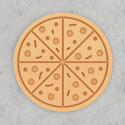 [3D쿠키커터 음식] 피자 모양 쿠키커터 (FDSC007) /쿠키틀/쿠키스탬프/스텐실/아이싱/맞춤주문제작