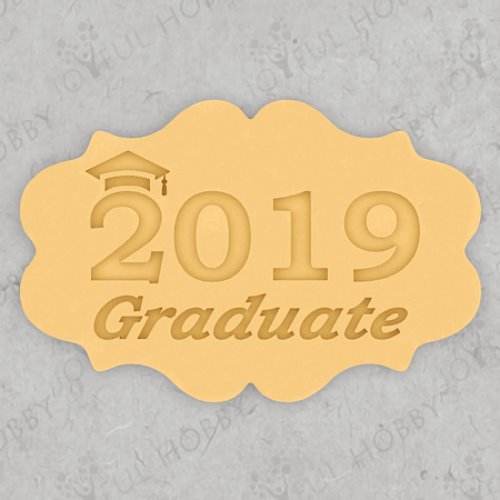 졸업 쿠키커터 - 졸업 2019 문구 GRen016 / 쿠키틀 / 모양틀 / 맞춤주문제작