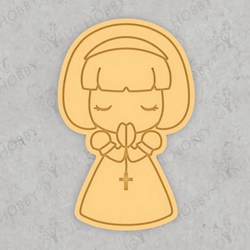 기독교 쿠키커터 - 기도하는 소녀 CHI010 / 모양틀 / 쿠키틀 / 맞춤주문제작