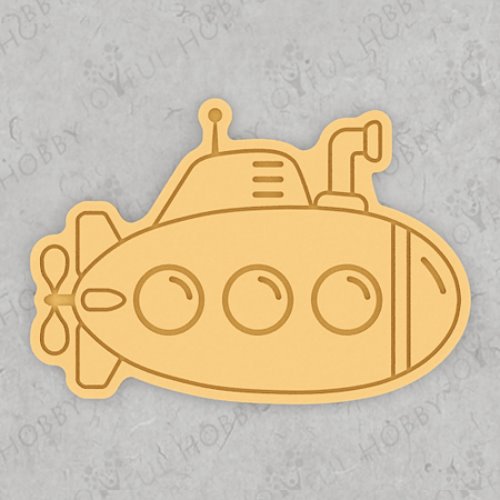 쿠키커터 - 잠수함 VEH011 / 모양틀 / 쿠키틀 / 맞춤주문제작