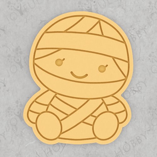 할로윈 쿠키커터 - 귀여운 아기 미라 HFA031 / 쿠키틀 / 모양틀 / 스탬프 / 맞춤주문제작 3D쿠키커터