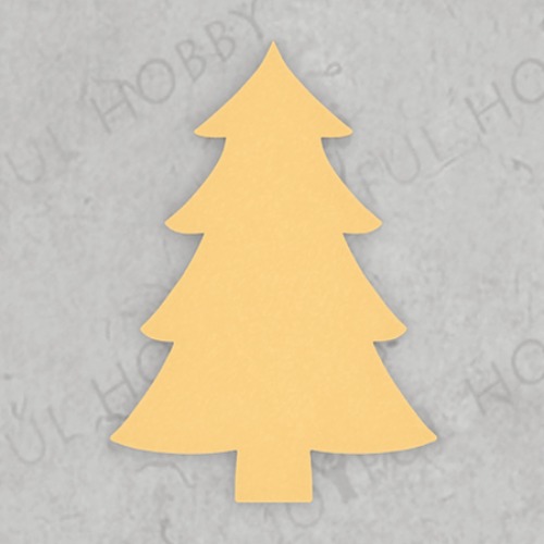 프레임 쿠키커터 - 크리스마스 트리 모양 커터 틀 SHA036 / 나무 모양 쿠키 틀 / 아이싱 / 주문제작 쿠키커터