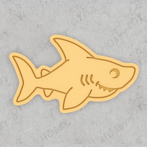 귀여운 상어 쿠키커터 CRAF006 / 바다 물속 동물 / 모양틀 / 쿠키틀 / 아이싱 / 쿠키커터 제작