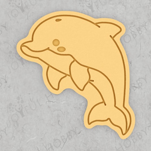 귀여운 돌고래 쿠키커터 CRAF015 / 바다 물속 동물 / 모양틀 / 쿠키틀 / 아이싱 / 쿠키커터 제작