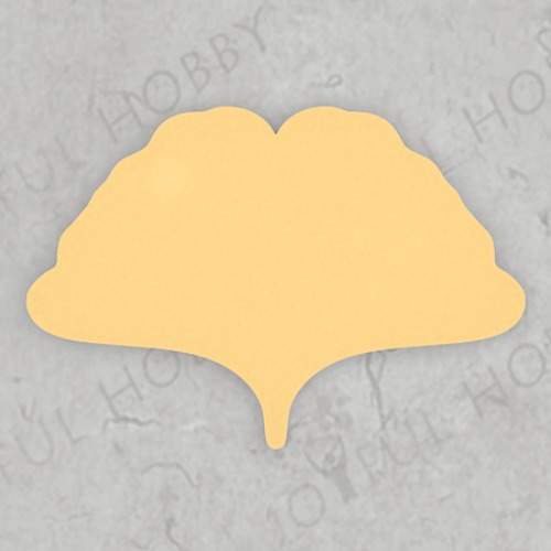 프레임 쿠키커터 - 은행잎 모양 B 커터 틀 SHA051 / 가을 낙엽 / 나뭇잎 쿠키틀 / 모양틀 / 아이싱 / 주문제작