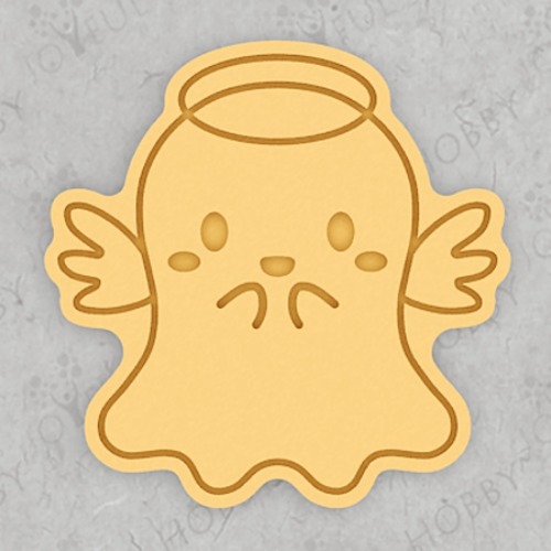 할로윈 쿠키커터 - 귀여운 천사 유령 HFA035 / 고스트 쿠키틀 모양틀 / 아이싱 / 쿠키커터 제작 /3D쿠키커터