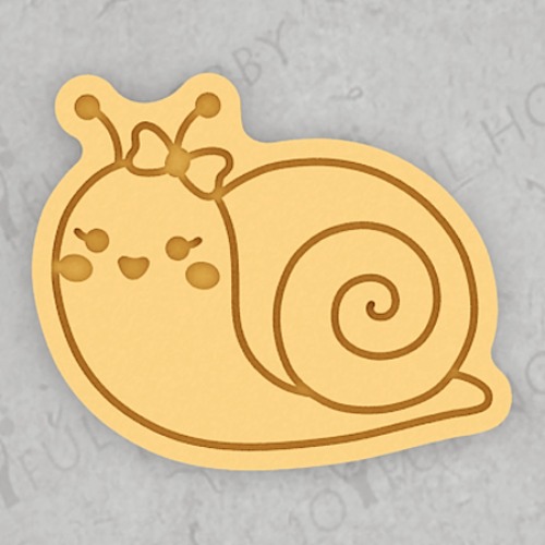 동물 쿠키커터 - 달팽이 CRA152 / 모양틀 / 쿠키틀 / 아이싱 / 맞춤 제작 쿠키커터