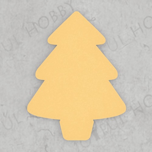 프레임 쿠키커터 - 크리스마스 트리 모양 커터 틀 SHA037 / 나무 모양 쿠키 틀 / 아이싱 / 주문제작 쿠키커터