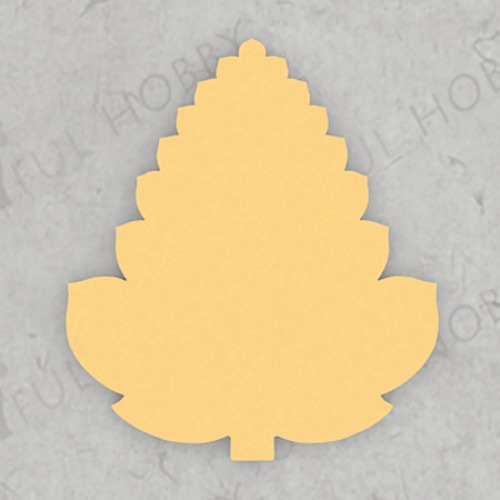 프레임 쿠키커터 - 나뭇잎 모양 쿠키커터 틀 SHA102 / 가을 낙엽 식물 잎모양 / 쿠키틀 모양틀 아이싱 / 주문제작