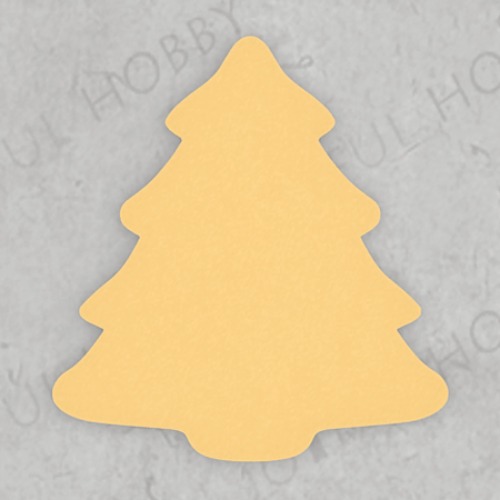 프레임 쿠키커터 - 크리스마스 트리 모양 커터 틀 SHA039 / 나무 모양 쿠키 틀 / 아이싱 / 주문제작 쿠키커터
