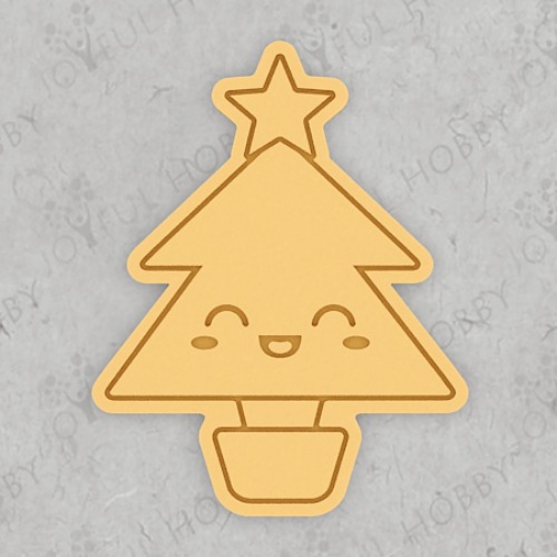 크리스마스 쿠키커터 - 트리 07 XM095  / 나무 / 쿠키틀 / 모양틀 /  주문제작 쿠키커터