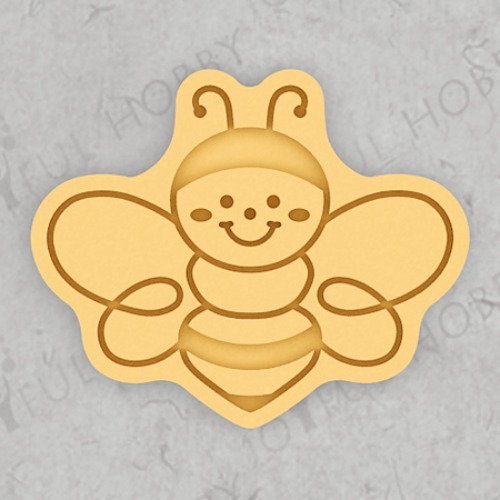 곤충 쿠키커터 - 꿀벌 INSB008 보급형 3단 / 쿠키틀 / 모양틀 / 아이싱 / 주문제작